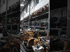 टिकाऊ फोर्कलिफ्ट Isuzu 4JG1 इंजन, चार चक्र पानी ठंडा ट्रक इंजन विधानसभा