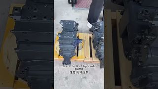 【2 यूनिट कोमात्सु PC1250-8 हाइड्रोलिक पंप शिपमेंट की ऑन-साइट शूटिंग?】#हाइड्रोलिकपंप #PC1250-8
