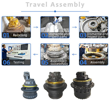 Heavy Duty Hydraulic Final Drive Assembly 1732209097 6659564 Fit 337 Mini Excavator Travel Motor