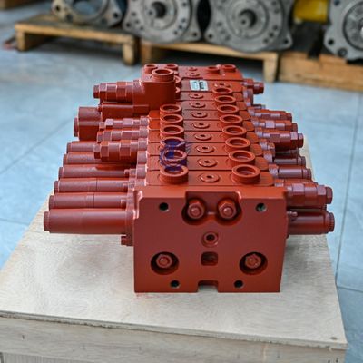 Hitachi EX55 ZAX60 Kobelco SK60 खुदाई के लिए नाची नियंत्रण वाल्व DPK-T04-8P-DC-7815F