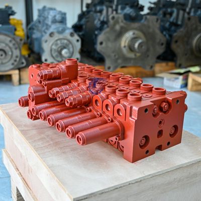Hitachi EX55 ZAX60 Kobelco SK60 खुदाई के लिए नाची नियंत्रण वाल्व DPK-T04-8P-DC-7815F