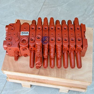 Hitachi EX55 ZAX60 Kobelco SK60 खुदाई के लिए नाची नियंत्रण वाल्व DPK-T04-8P-DC-7815F