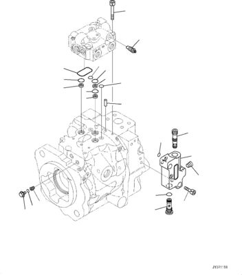 708-1U-00120 708-1U-00140 708-1U-00170 Komatsu के लिए WA380-6 WA430-6 हाइड्रोलिक पंप स्टीयरिंग पंप