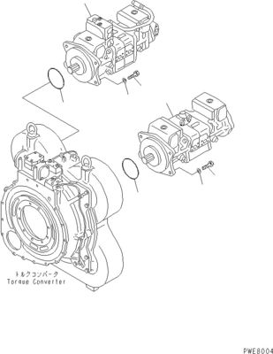 708-2L-00960 708-2L-00961 708-2L-05420 कोमात्सु WA700-3 हाइड्रोलिक पंप लोडर पंप मूल उच्च गुणवत्ता के लिए