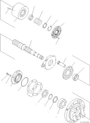 708-2L-00960 708-2L-00961 708-2L-05420 कोमात्सु WA700-3 हाइड्रोलिक पंप लोडर पंप मूल उच्च गुणवत्ता के लिए