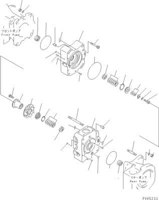 708-2L-00960 708-2L-00961 708-2L-05420 कोमात्सु WA700-3 हाइड्रोलिक पंप लोडर पंप मूल उच्च गुणवत्ता के लिए