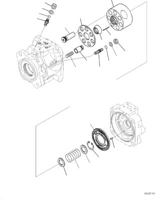 708-1U-00120 708-1U-00140 708-1U-00170 708-1L-04010 R7081U00120 R7081U00171 708-1U-01151 Komatsu के लिए WA380-6 WA430-6 व्हील लोडर्स हाइड्रोलिक पंप स्टीयरिंग पंप