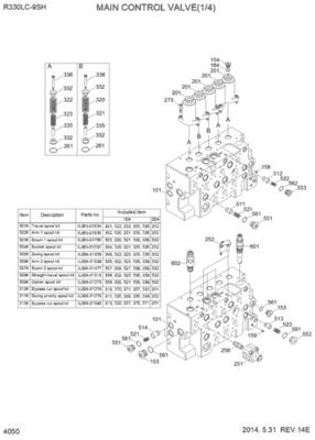 31N9-17000P 31Q9-17001P 31Q9-17002P Hyundai Excavator R330LC-9S R330LC-9SH के लिए हाइड्रोलिक मुख्य नियंत्रण वाल्व निर्माण मशीनरी पार्ट्स उच्च गुणवत्ता वाले मूल