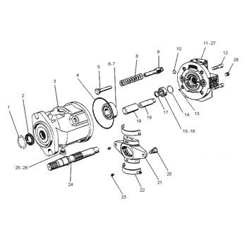 कैट 990 844 के लिए पहिया लोडर हाइड्रोलिक मुख्य पंप पिस्टन पंप पंप ASSY पंप GP-PISTON Aftermarket उच्च गुणवत्ता मूल