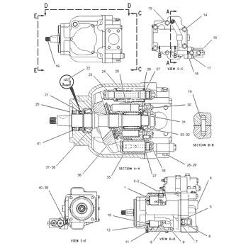 124-3718 CA1243718 1243718 0R7679 CAT के लिए हाइड्रोलिक मुख्य पंप पिस्टन पंप पंप ASSY पंप GP-पिस्टन बाद के बाजार उच्च गुणवत्ता मूल