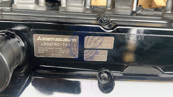 SANY SY245 SY265C के लिए MITSUBISHI D06FRC-TAA खुदाई भागों इंजन असेंबली डीजल इंजन मूल मरम्मत